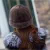 Ladies Winter Imitation Mink Hat Fur Fur Fur Outdoor Fashion Cotton Hat Top Hat Jazz Hat Warm