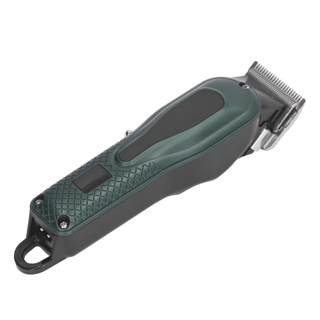 Electric Hair Trimmer Green Professional Cordless Hair Clipper for Barber Haircut Grooming