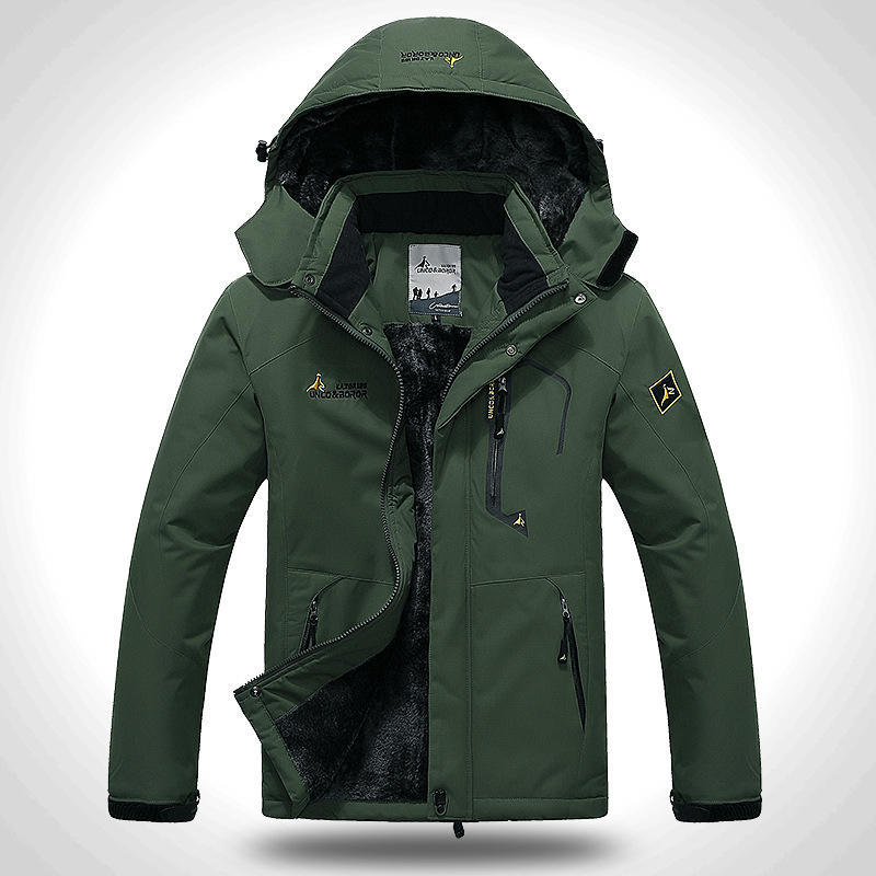Shoelife Abbigliamento da esterno a maniche lunghe Abbigliamento da alpinismo da uomo Abbigliamento caldo Abbigliamento antivento