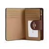 Coach SignatureCanvas 13 Branded Logo Snap Closure Premium Leather Wallet Small Women's Tan with Brown Tan and Brown