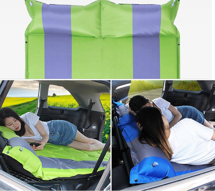 Car Travel Bed Automatic Inflatable Cushion Outdoor Tent Sleeping Pad Mattress Portable Thickening Mat Outdoor Camping Mat