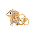 Rhinestone Sheep Car Keychain: Women's Bag Charm & Metal Keyring, Creative Small Gift