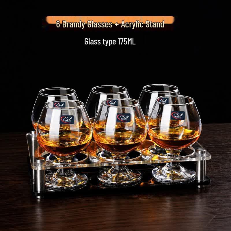 ZISIZ Handmade Crystal Glass Brandy & Whiskey Snifter