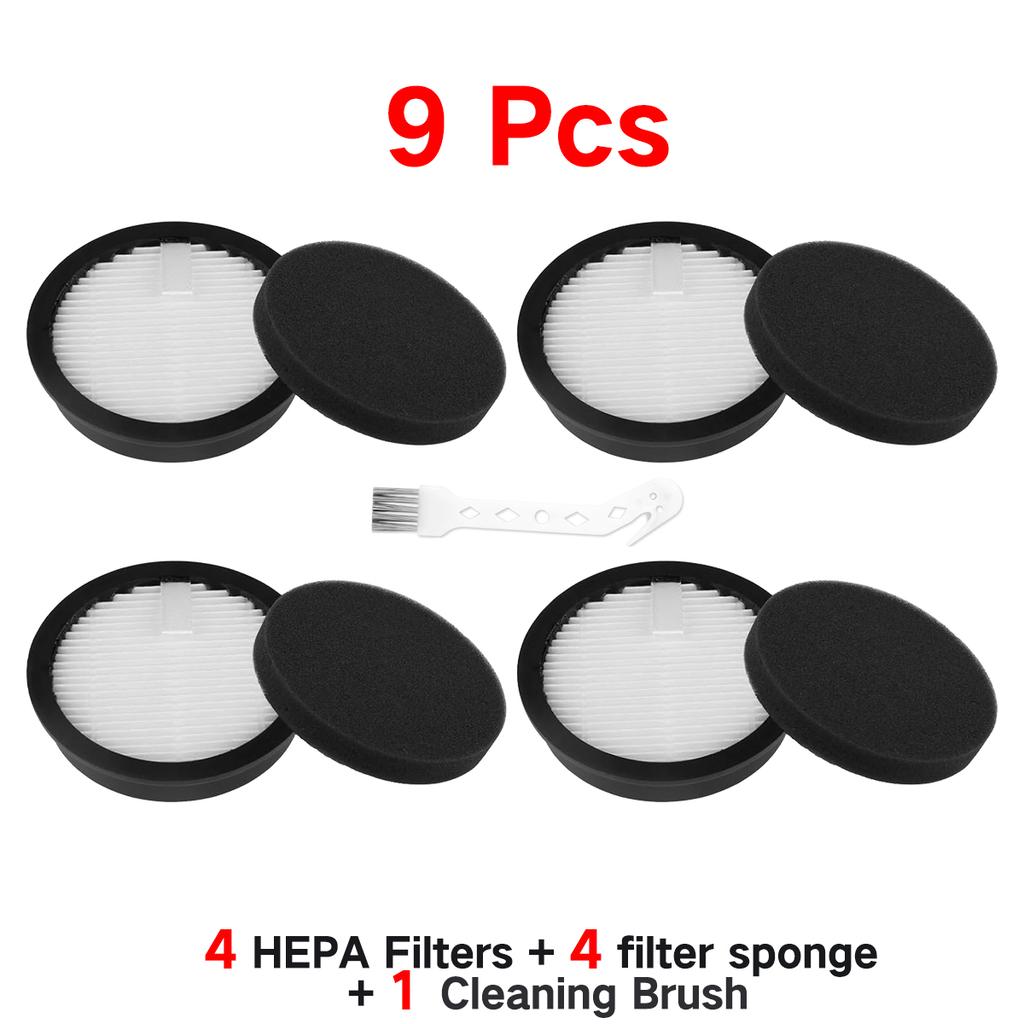 HEPA Filter and Sponge Filter Compatible with AceVac 11,  Afoddon A200Pro/A200, ORFELD B08/C10A/C10G Cordless Vacuum Cleaner