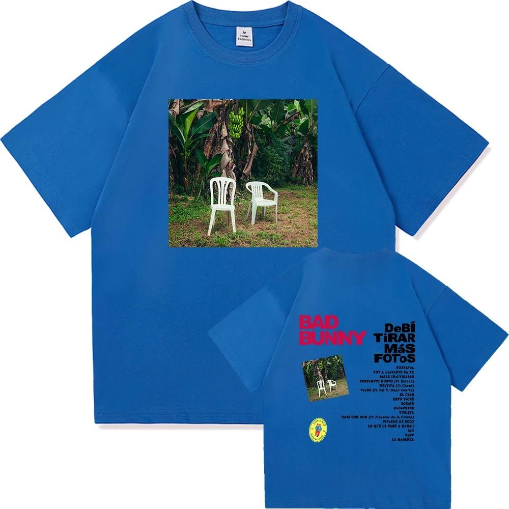 Bad Bunny DTMF World Tour 2026 TShirt Men_women Clothing Vintage Harajuku High Quality Clothes Cotton TShirts for Fans Gift