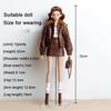 32cm Supermodel Doll Clothes Suit European Fashion Black Romantic Series Accessories Set Princess Dress DIY Toys Collector Gifts