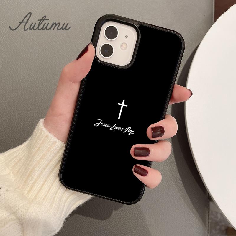 Glaube Christliche Religiöse Jesus Telefon Fall für iPhone 11 12 13 14 Pro Max mini XR XS SE 2020 7 8 Plus Galaxy S21 S22 Abdeckung shell