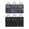 Trunk Hanging Organizers, Backseat Bag, Car Interior Accessories with 4 Pockets & 4 Mesh Pouches for Groceries