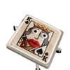Cute 40*40cm Poker Cushion Soft Texture Fabric Abstract Cushion Abstract Design Seat Cushion Student