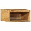 Wall Mounted TV Cabinet 40 X 30 X 19 Cm Rough Mango Wood