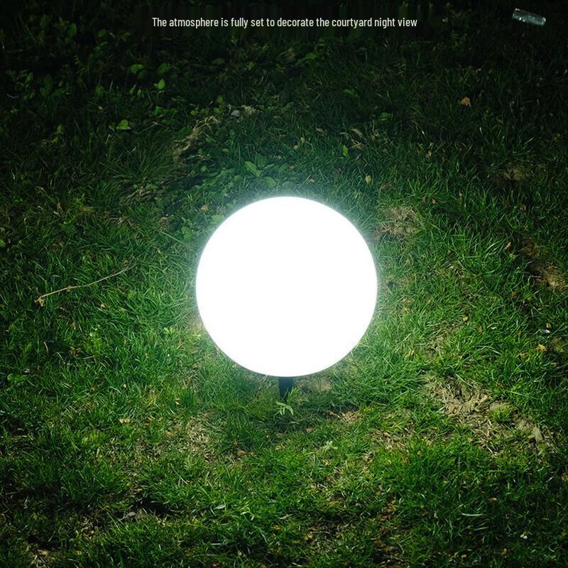 Solar Powered Garden Sphere Light