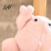 Small Animal Plushie Pendant Cute Frog Plush Keychain Soft Stuffed with Raised Paw Cartoon Gift for Kids Bag Charm Backpack Mini Doll Adults