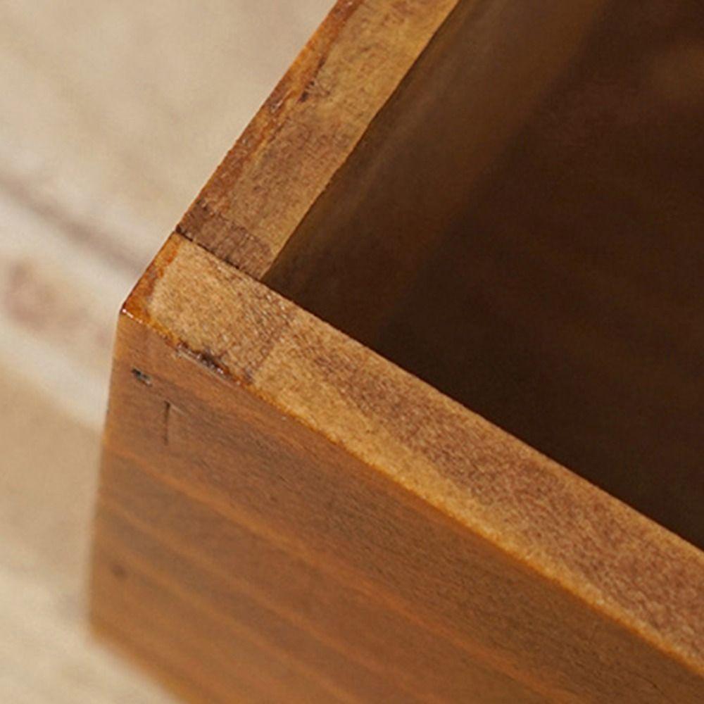 With Lock Jewelry Box Wooden Cosmetics Box Miscellaneous Organizer Storage Box  Travel