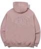 Fun Time Bear Embroidered Hoodie Indie Pink