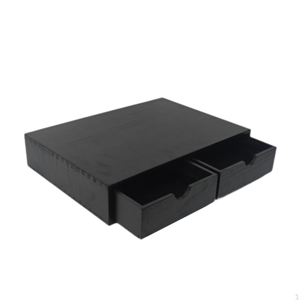 Coffee Capsule Holder Box Featuring Two Drawers for Bar and Office