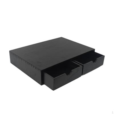 Coffee Capsule Holder Box Featuring Two Drawers for Bar and Office