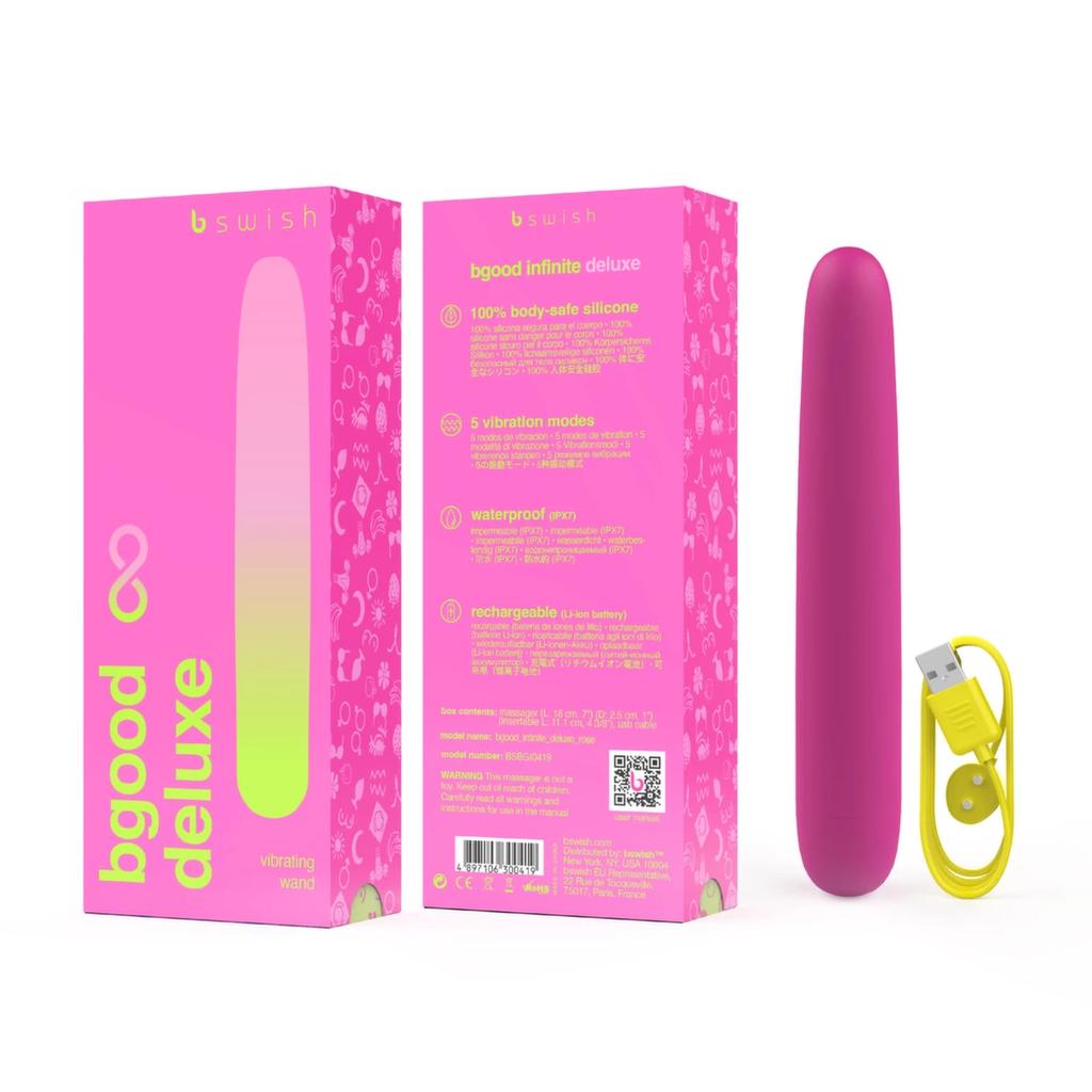 B Swish - Bgood Infinite Deluxe Pink Pleasure Stimulator