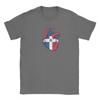 Unisex TShirts Dominican Republic Heart beats Casual 100 Cotton Tee Shirt Short Sleeve  T Shirts Round Collar Clothing Classic