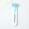 Mini cuchillo utilitario de dibujos animados para estudiantes, abridor de letras Kawaii pequeño, Clip de papel para oficina, suministros para estudiantes, accesorios de oficina