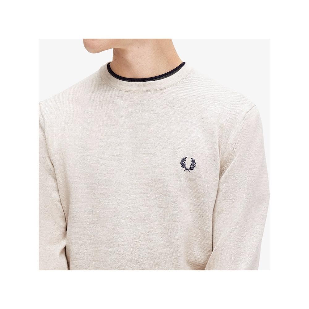 Fred Perry [genuine] Fred Perry [baseline] Classic Crewneck Merino Wool Blend Knit  X23  Afpm2439601 X23 qzgAfpm2439601 X23