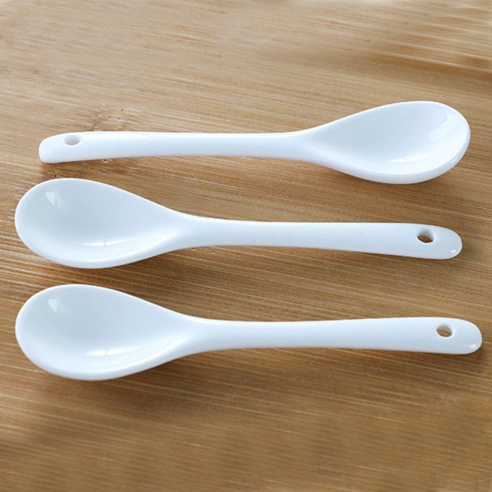 Ceramic Long Handle Spoons Creative Coffee Spoon Tea Honey Supplies Stirring Spoon Tea Coffee