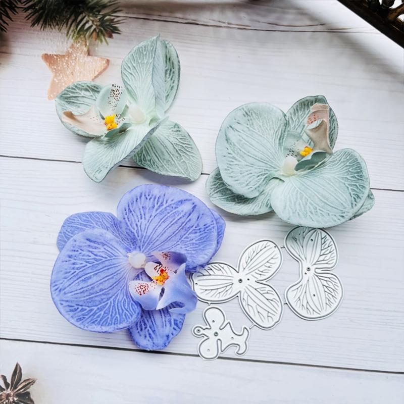 Exquisite Flower Cutting Dies Metal Embossing Die Cuts Decorative Stencil for Gift Card Making DIY Scrapbooking Albums