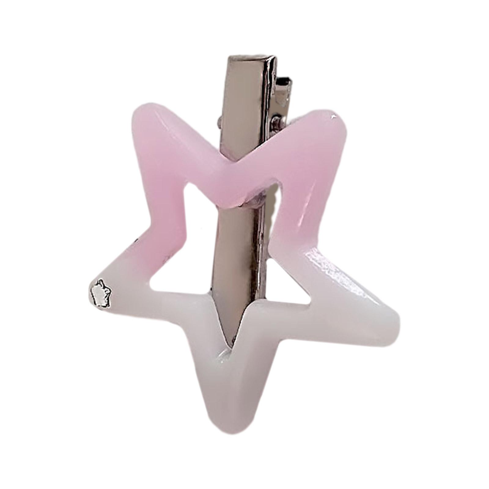 Lovely Hollow Five-Pointed Star Hair Clip Hairpins Barrettes Sweet Hair Clip 1