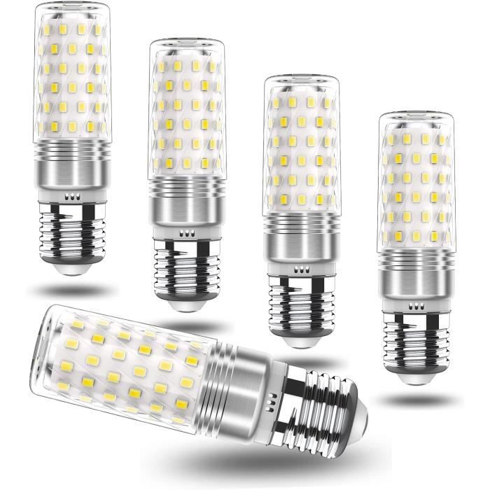 Ampoule LED - E27 - Lot De 5 - Blanc Froid 6000K - 7W - Haute Luminosité