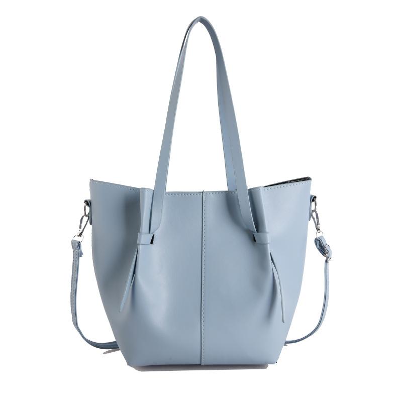 Spring new high-value commuter bag women's fashion commuter large-capacity shoulder oblique span tote bag