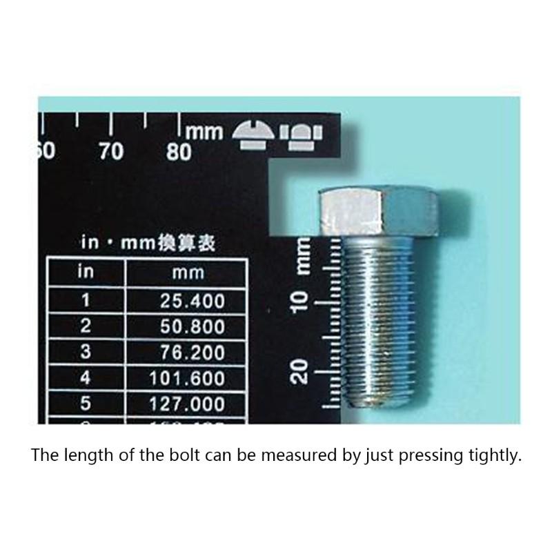 Screw Nut Bolt Drill Bit Thread Pitch Gauge UNC UNF MM SAE Metric Imperial Tool