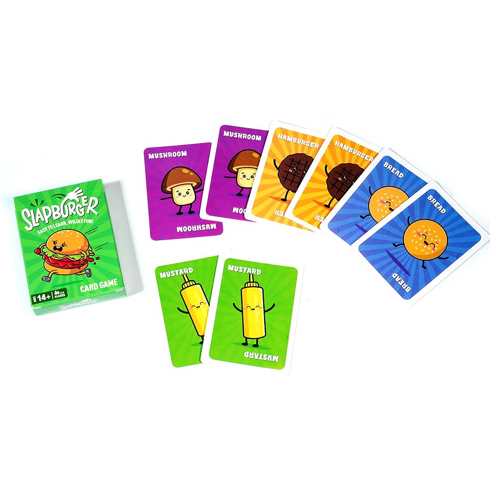Slapburger Card Game Fast Paced Family Fun Cards for Birthdays Classroom Camping Game Night Friends