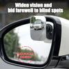 2Pcs Car Auxiliary Mirror Wide Angle 360 Degree Adjustable Auto HD Convex Rearview Rimless Mirrors Car Styling Parts