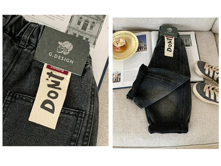 Boys' Autumn 2025 Loose Straight-Leg Jeans