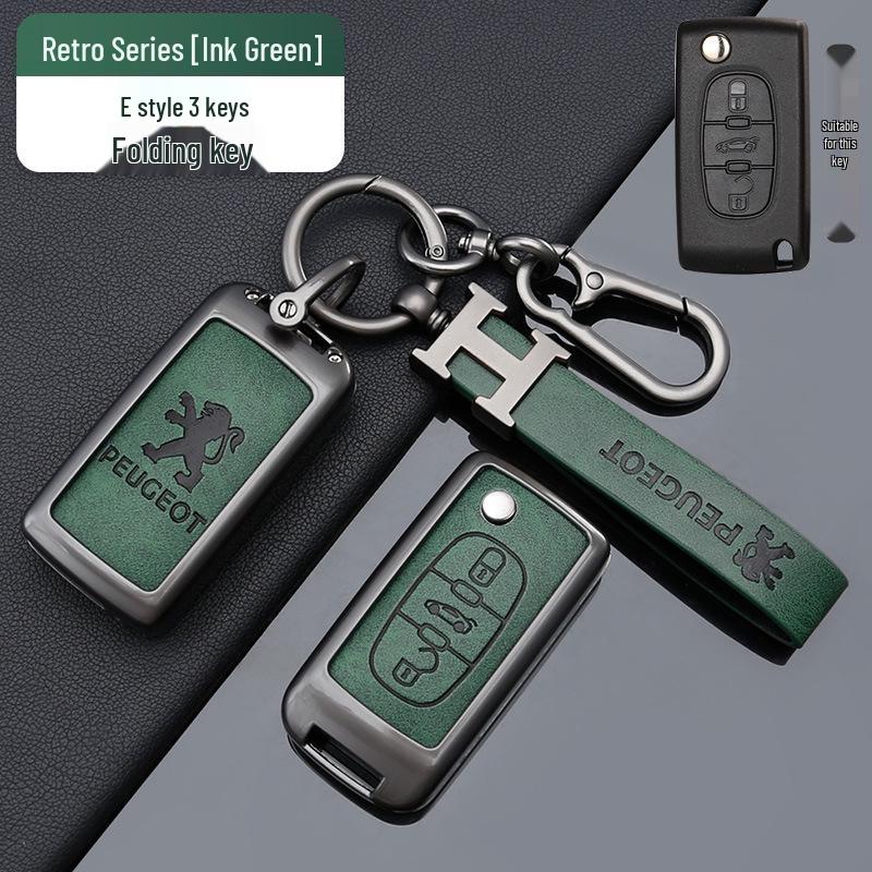 Zinc Alloy Key Cover for Dongfeng Peugeot: Fits 308, 301, 408X, 308S, 3008, 2008, 508 Models