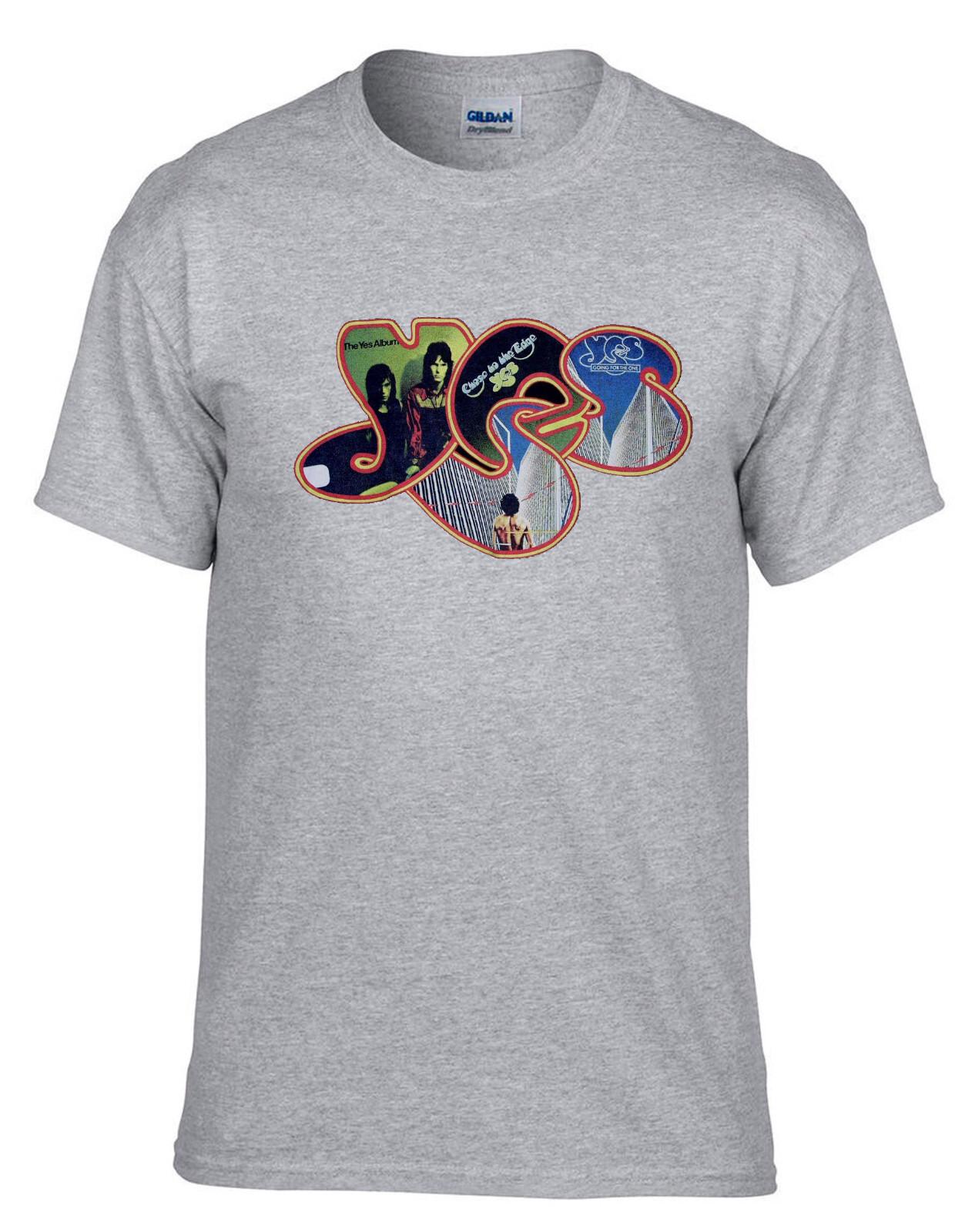 Yes Yess Rockband Rock Music Legends Grey T-shirt 510Grey XXXL