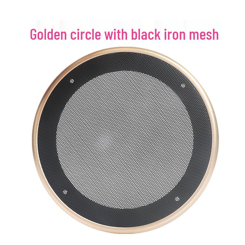 Decorative Audio Speaker Grille & Horn Cover, Ceiling Speaker Net, 4-8 Inch Plastic Ring