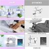 Desktop sewing machine multifunctional portable foot pedal electric lock edge buttonhole machine household clothing making table