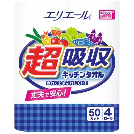 

Elleair Super Absorbent Kitchen Towel 4R 12 Pack