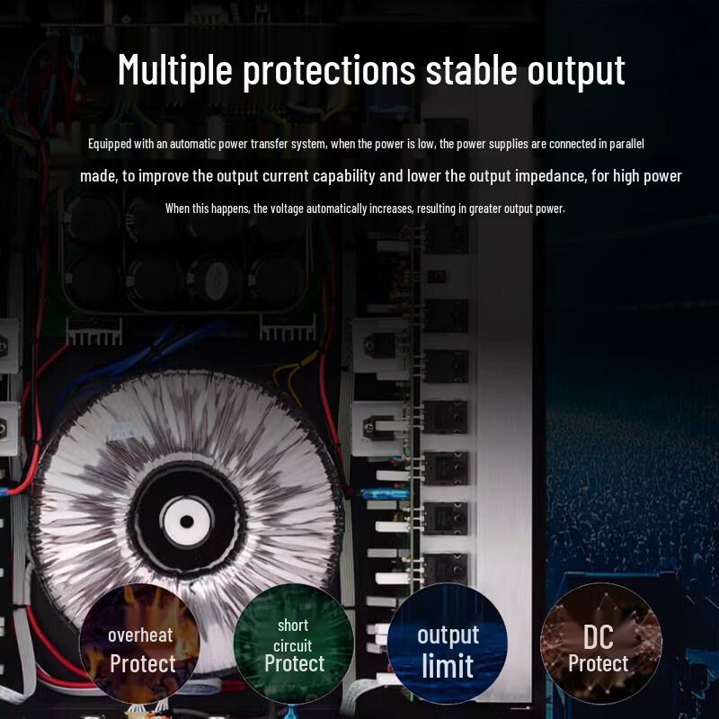 HuiDu XT-215 Professional Conference Audio Power Amplifier (CN Version)