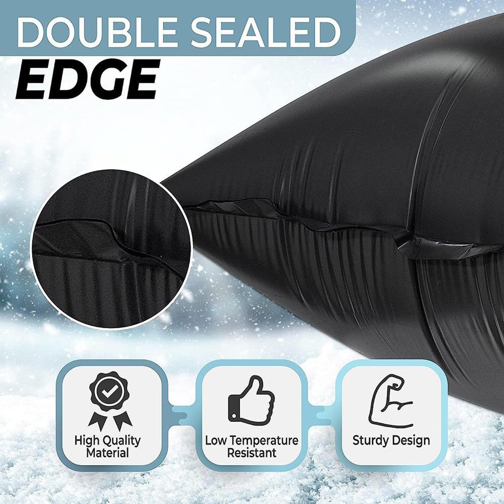 Pool Air Pillow for Winterizing Above Ground Pools 120 by 120cm with 2 Ropes Keeps Covers Elevated To Prevent Damage
