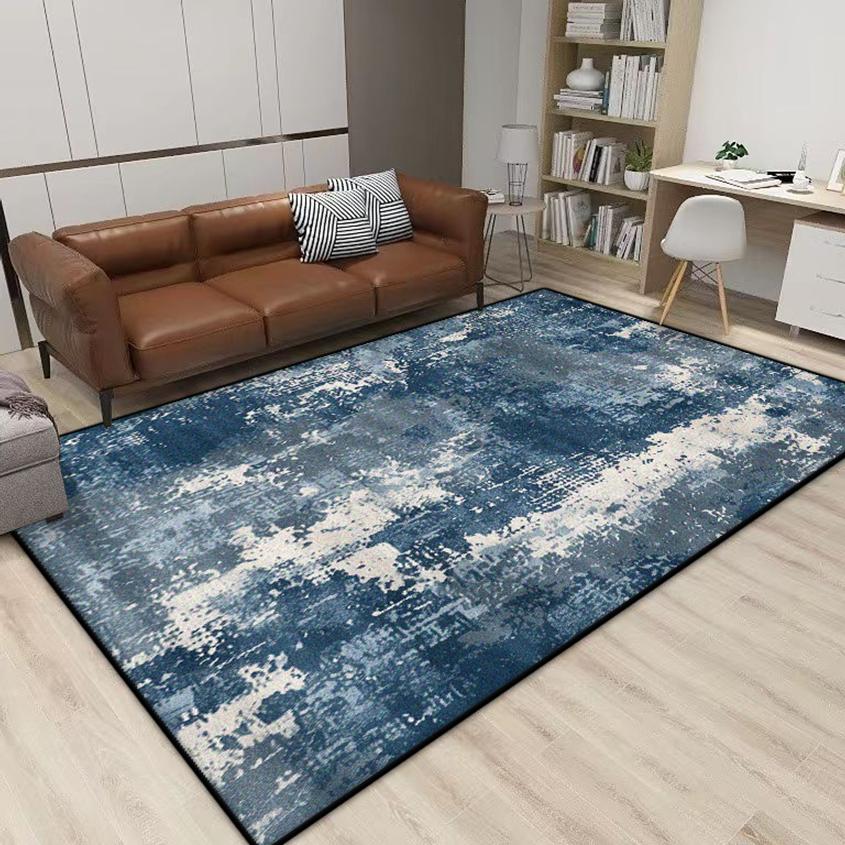 Simple Abstract Style Antiskid Carpet Living Room Easy Cleaning Soft Room Area Decoration Rug Machine Washable Coffee Tables Mat
