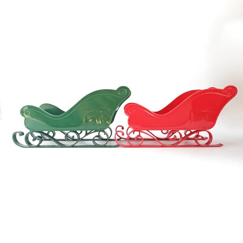 Mini Cute Christmas Sleigh Ornament for Office Desk Decor Accent Holiday Office Gift Desk Calendar Office Bookshelf Home Decor