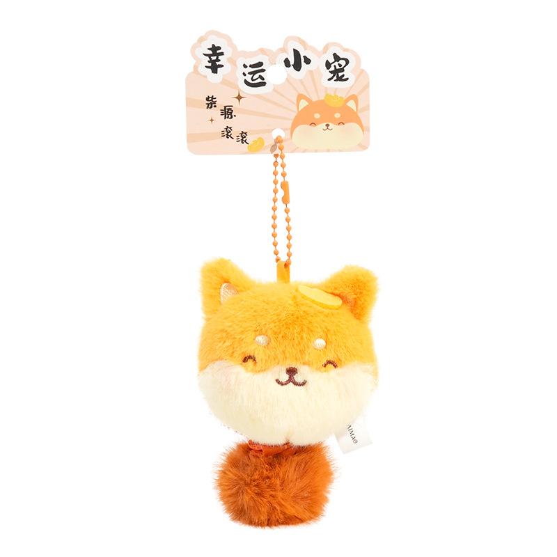 Original Pull Capybara Panda Cute Pet Keychain Pendant Plush Toy Doll Backpack Keychain