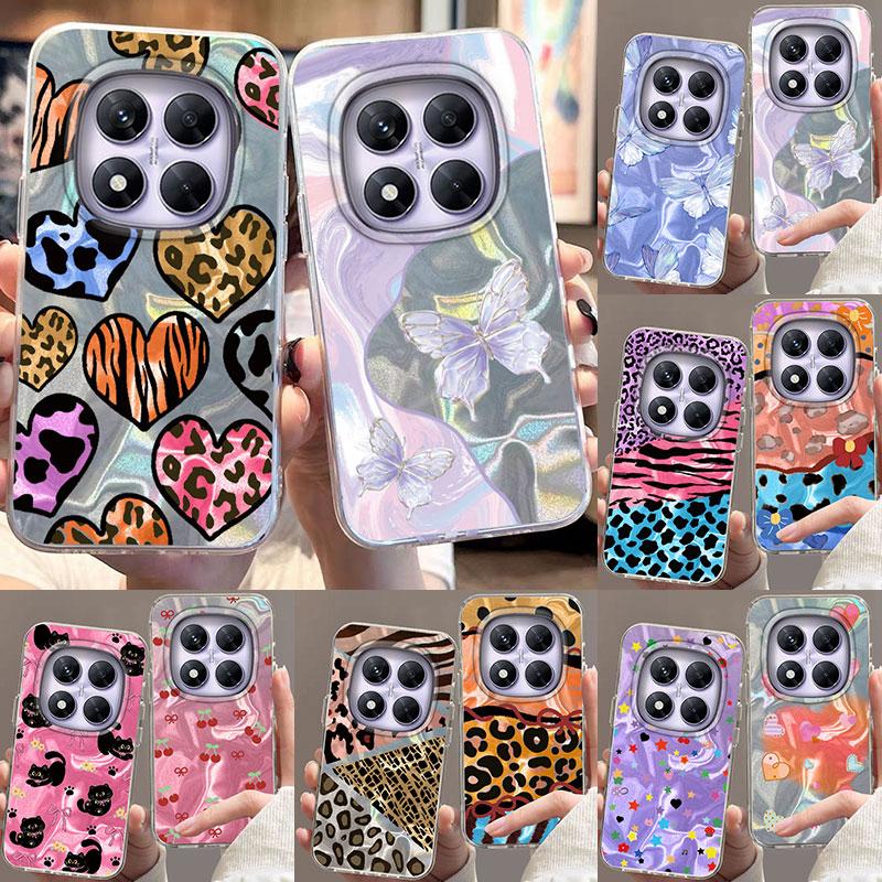 Case For Redmi Note 14 13 15 Pro 5G 13 13C 14C 15C A3 A5 Phone Cover Summer Vibes Funny Snow Mountain Bumper Protective Silicone