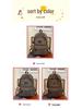 Mori Style Plaid Tweed Backpack: Versatile, Large-Capacity School Bag for Junior High Students
