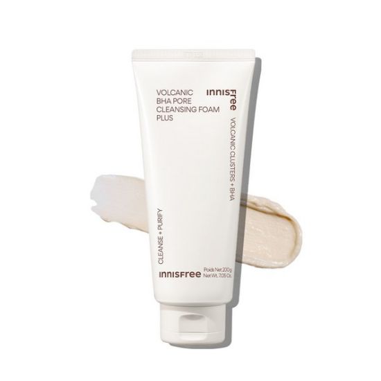 Innisfree Volcanic BHA Pore Cleansing Foam Plus Deep Pore & Sebum Control 200g