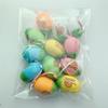 12Pcs Easter Colorful Eggs Handmade Art Ornament Decorative Crafts Supplies for Children Adults DIY Photo Props
