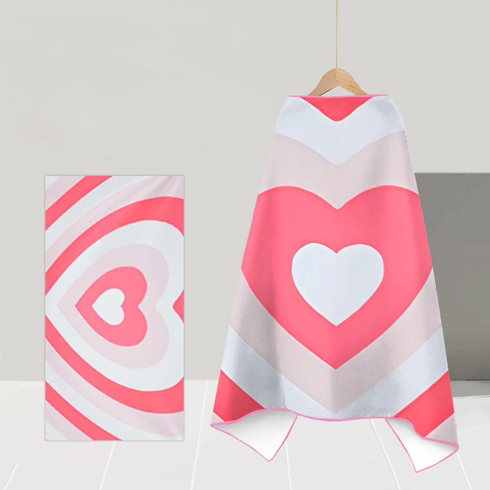 

Women s Quick-Drying Swimming Towel Portable Beach Absorbent Towel Sports-Wearable Soft Lightweight Compact Pool Towel W30*H60(CM)
