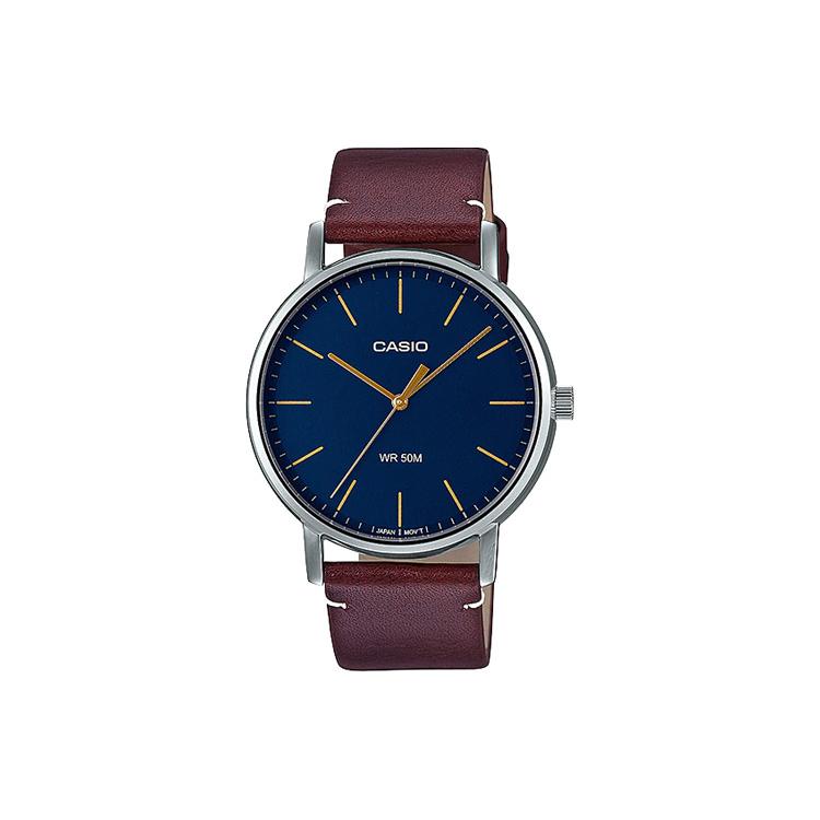 CASIO Men Standard Series Blue Watch MTP-E171L-2EVDF Blue Dial