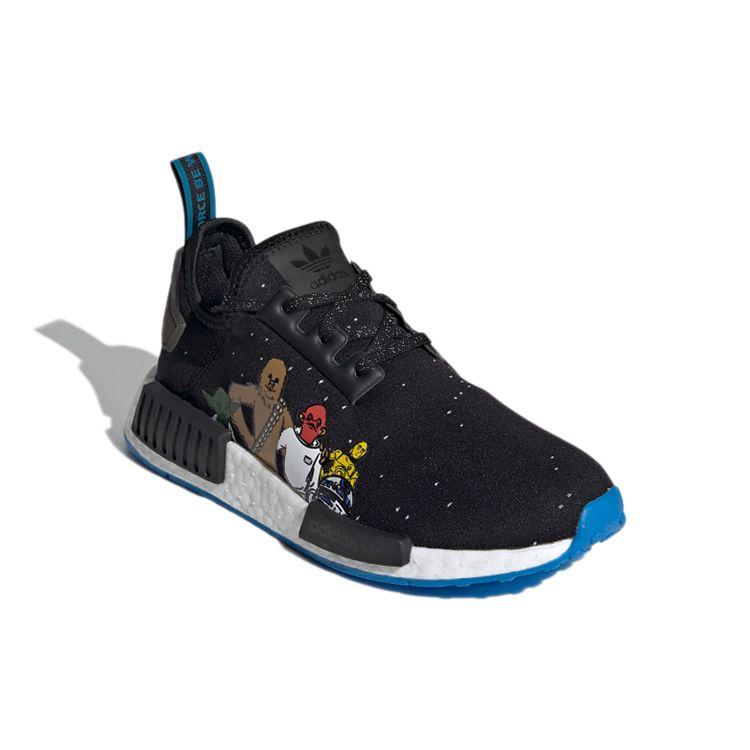 Star Wars X Adidas NMD_R1 Big Kid Rebels and the First Order Kids Sneakers Black Core-Black Cloud-White FX6503